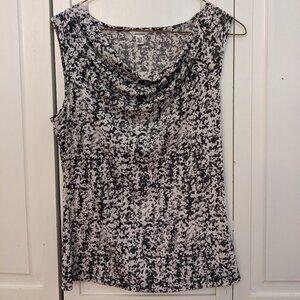 Calvin Klein cowl neck tank blouse
